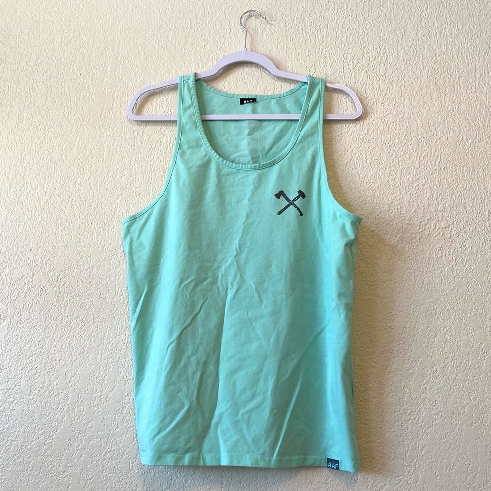 ALL AMERICAN ROUGHNECK Men’s Mint Tank Top